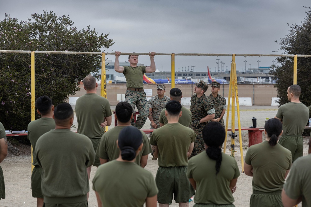 MCRD San Diego Headquarters and Service Battalion PFT