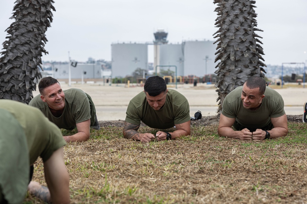 MCRD San Diego Headquarters and Service Battalion PFT