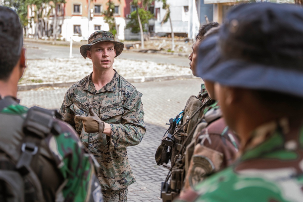CARAT Indonesia 2025 conducts force protection field training in Surabaya