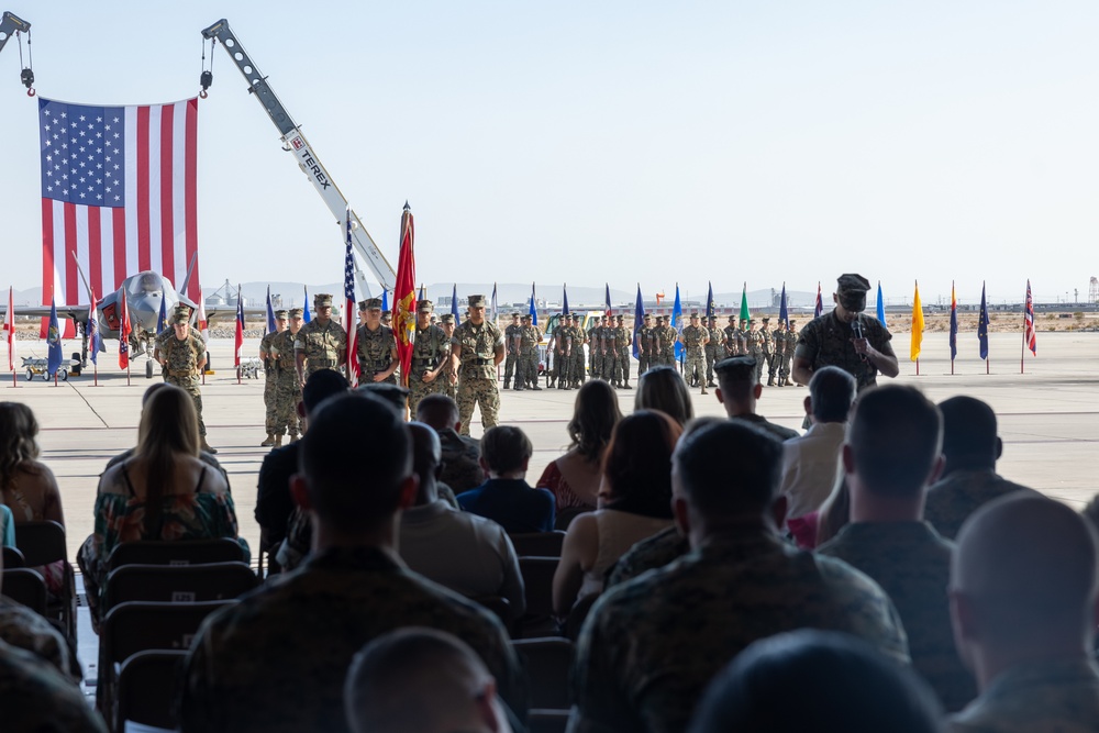 MALS-13 change of command ceremony