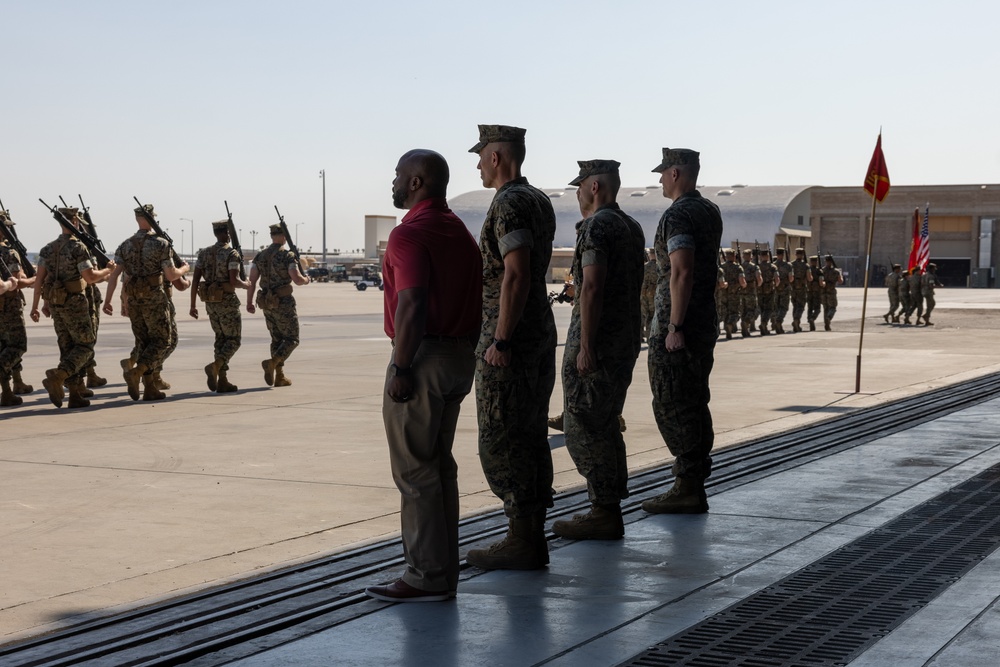 MALS-13 change of command ceremony