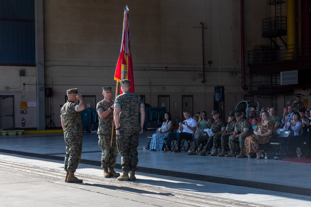 MALS-13 change of command ceremony