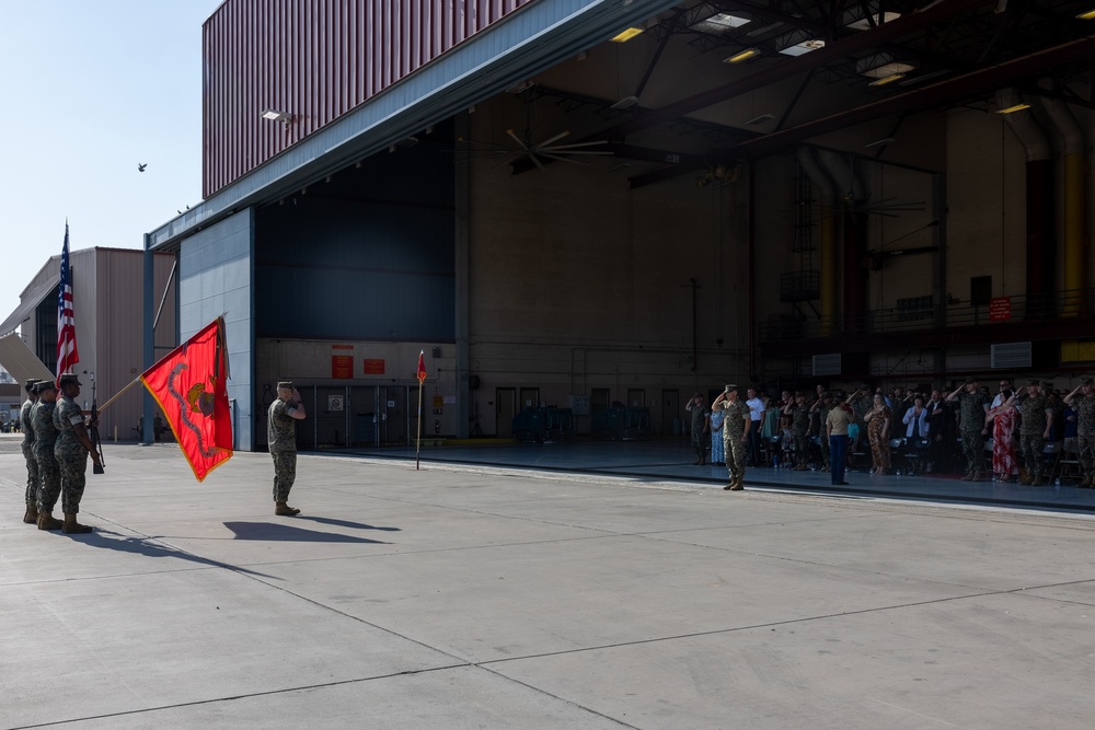 MALS-13 change of command ceremony