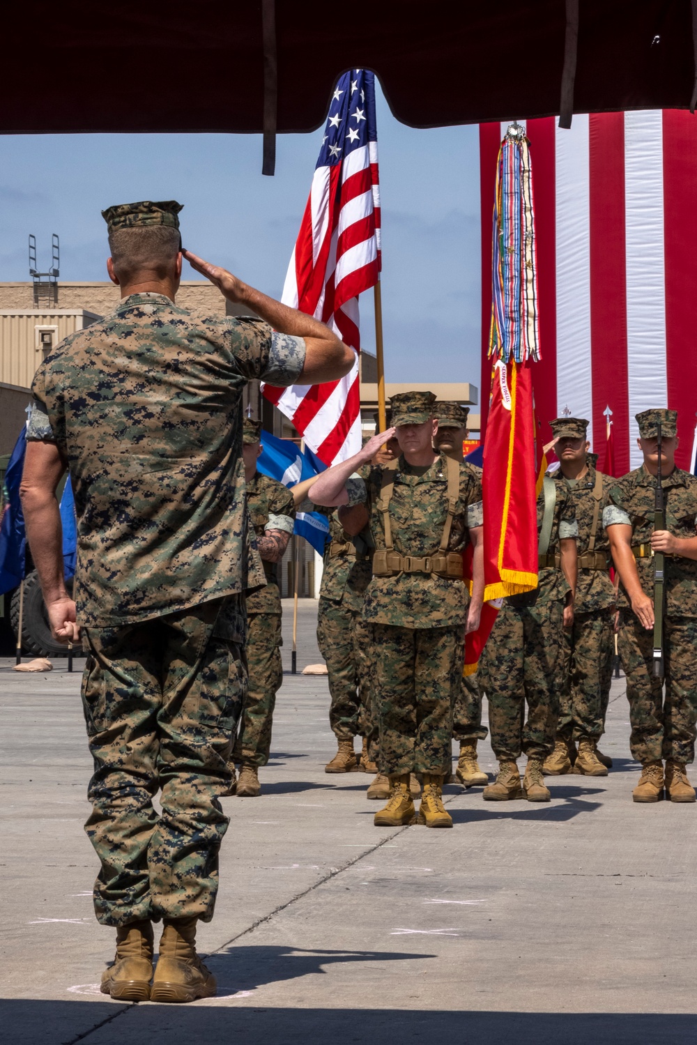 MWSS-373 Change of Command