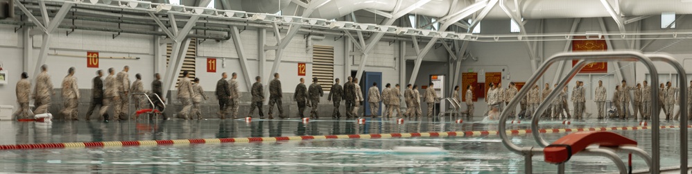 Alpha Company Swim Qualification