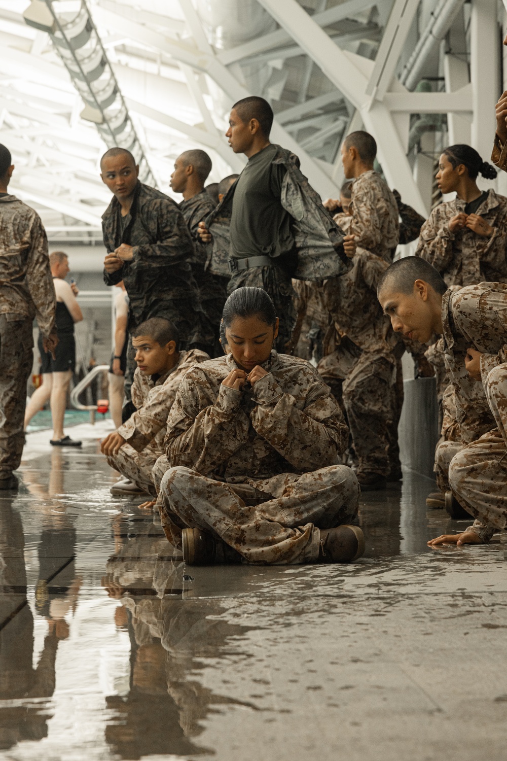 Alpha Company Swim Qualification