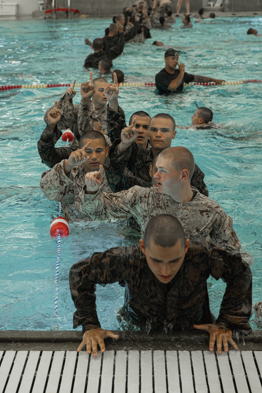 Alpha Company Swim Qualification