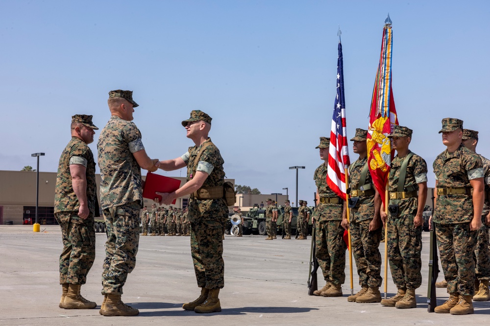 MWSS-373 Change of Command