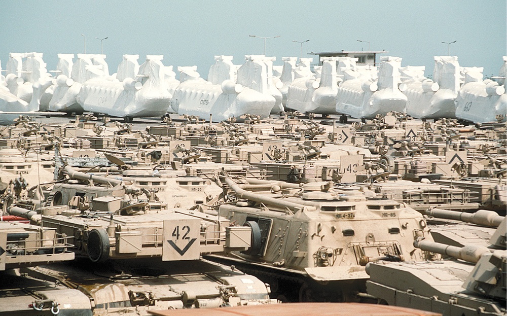 American Logistics Hub in the Gulf War