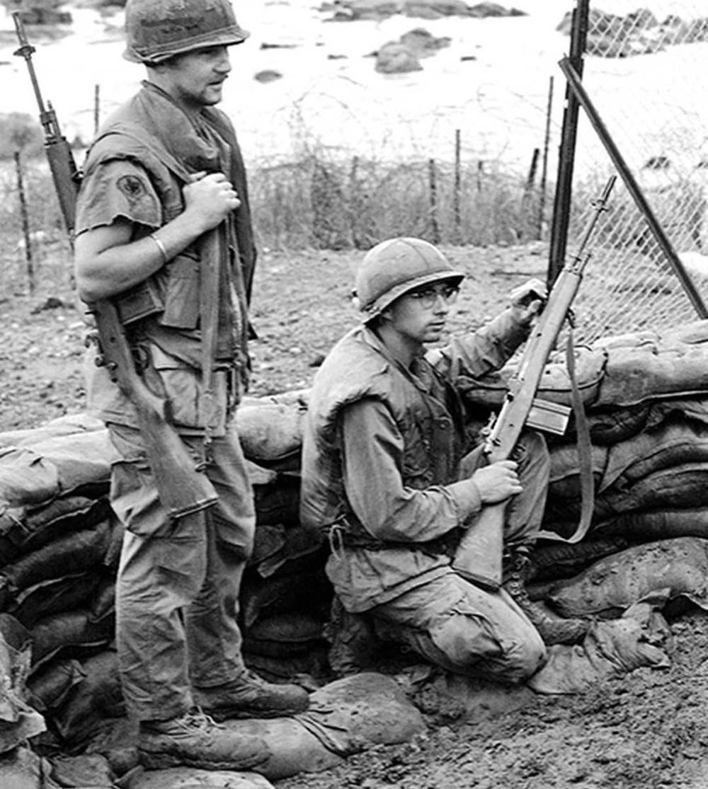 Soldiers with Rifle in East Asia
