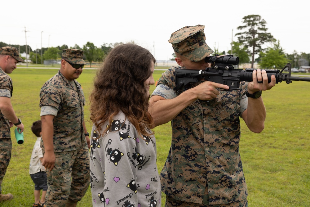 Marine Corps Combat Service Support Schools hosts Bring Your Child to Work Day