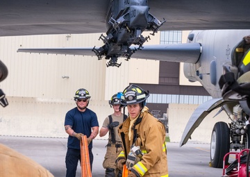 Most run from danger, few run toward it: Minot AFB Fire Department executes drill