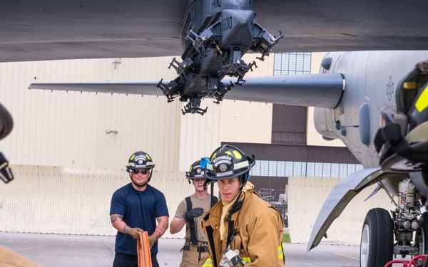 Most run from danger, few run toward it: Minot AFB Fire Department executes drill