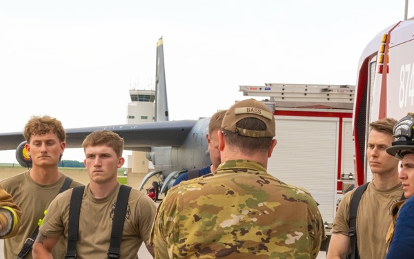 Most run from danger, few run toward it: Minot AFB Fire Department executes drill