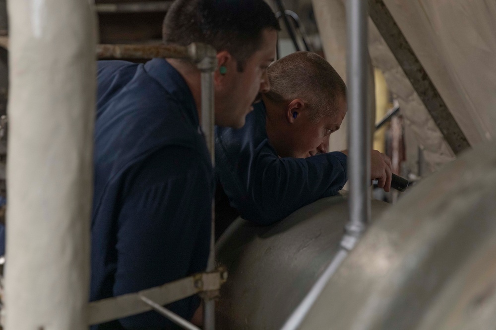 Kearsarge Conducts LOA Checks