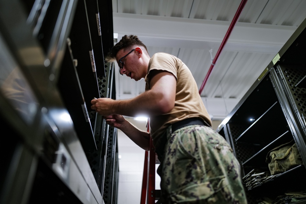 NMCB 11 conducts armory inventory