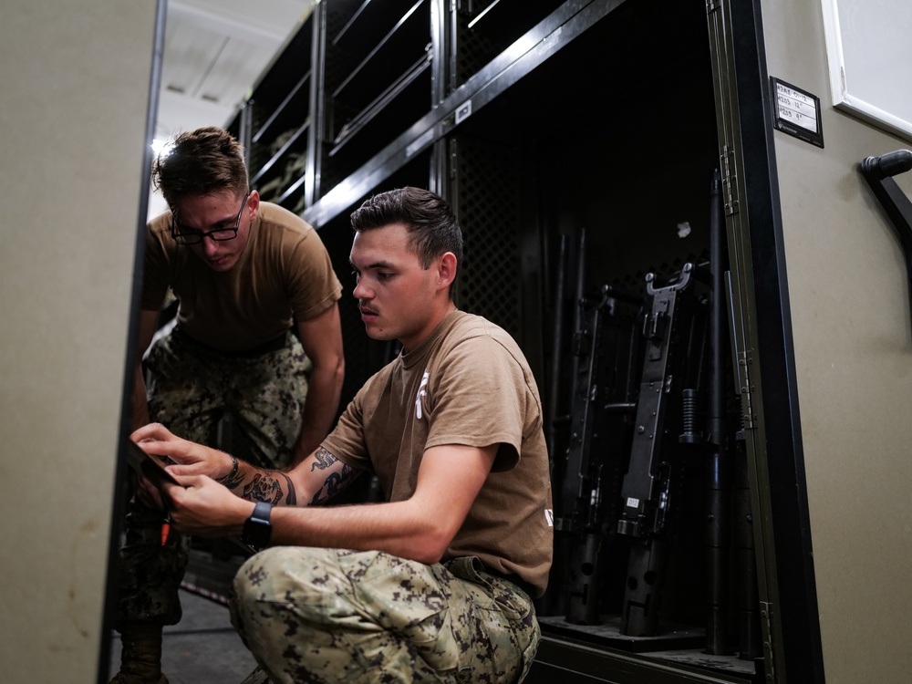 NMCB 11 conducts armory inventory