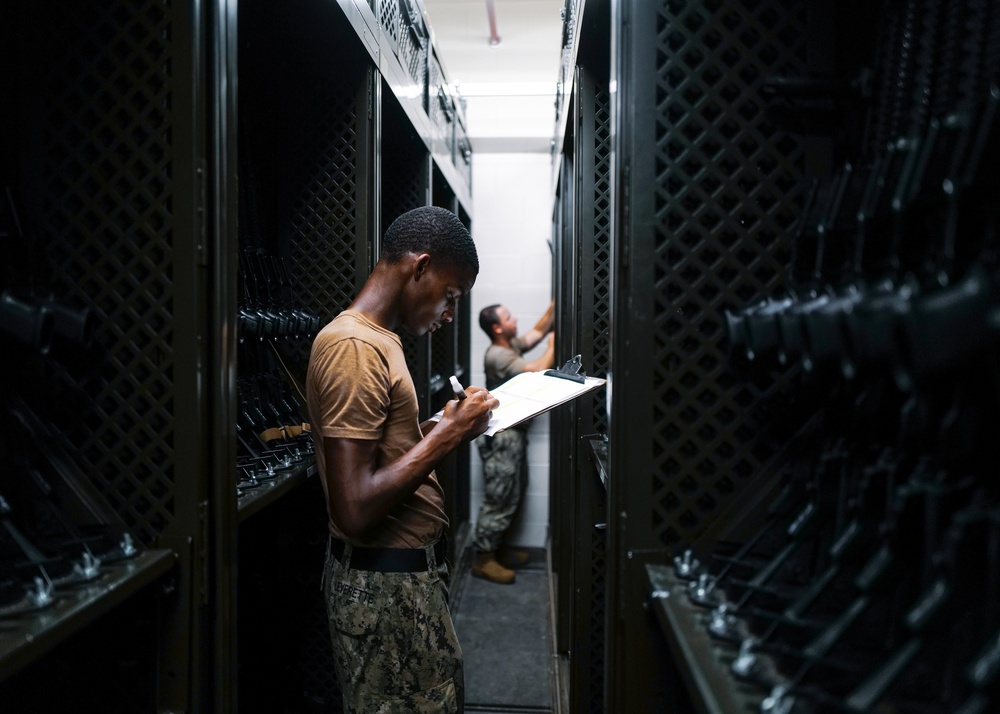 NMCB 11 conducts armory inventory