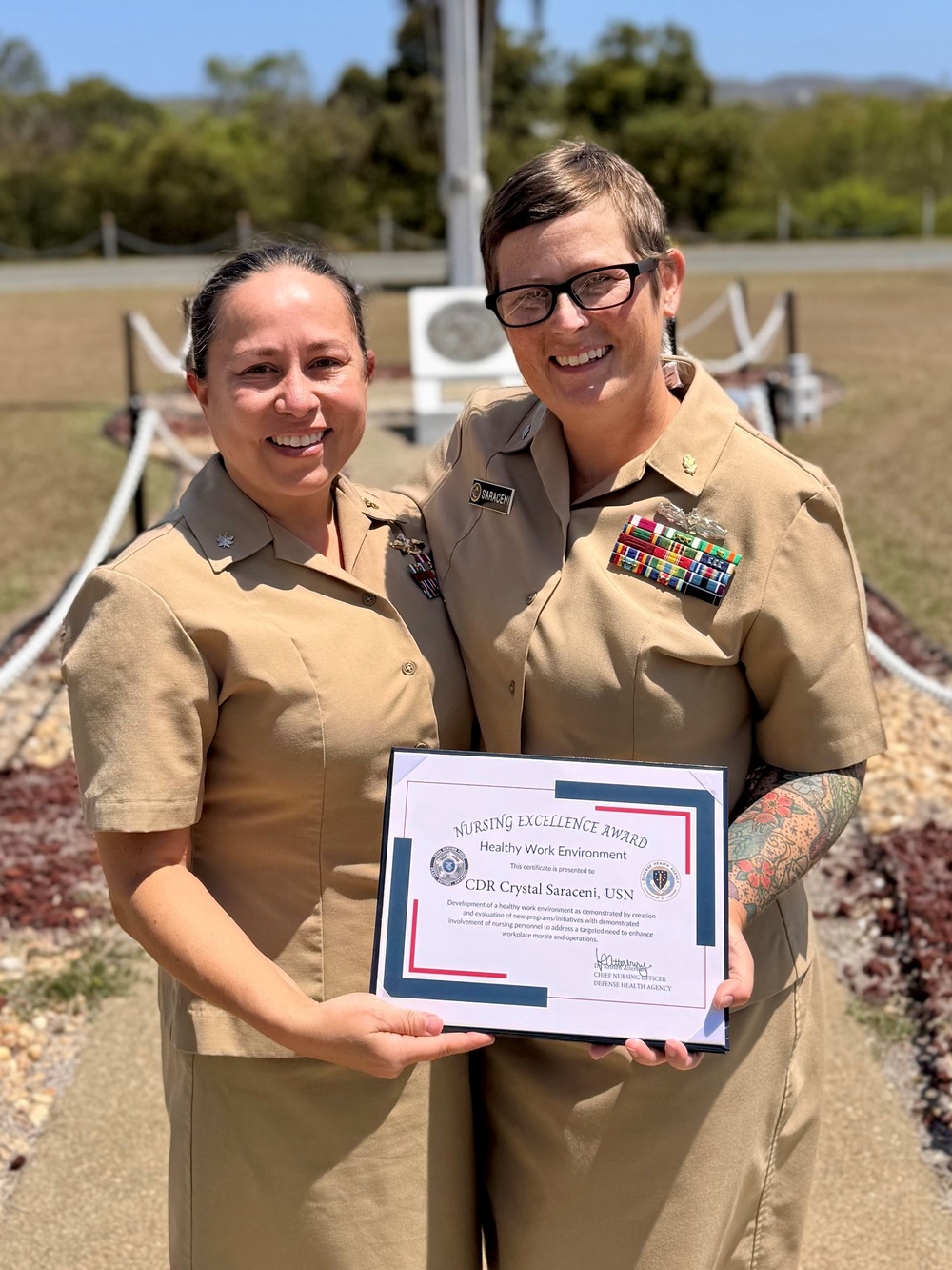 Navy Nurse Honored with DHA Award for Excellence in Nursing