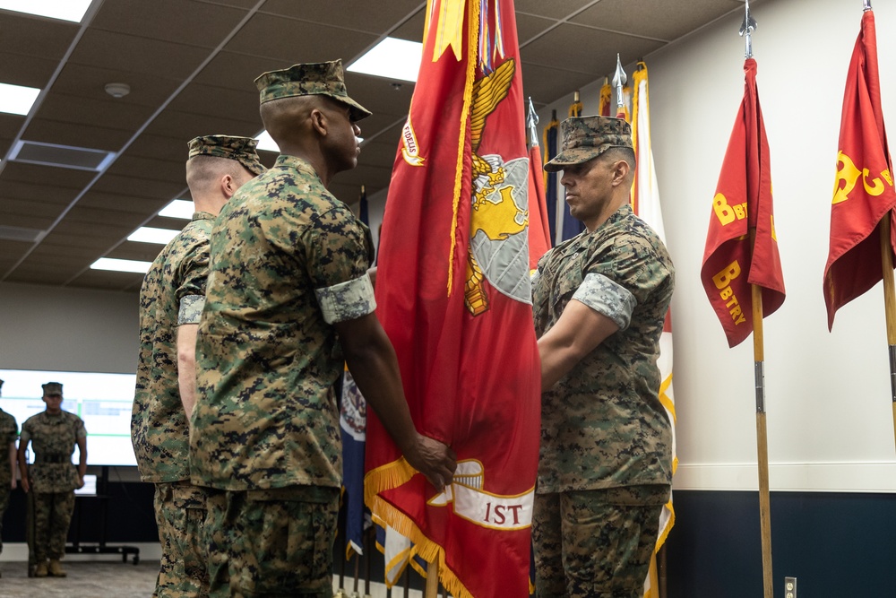 1st Battalion, 10th Marine Regiment, 2d Marine Division Change of Command