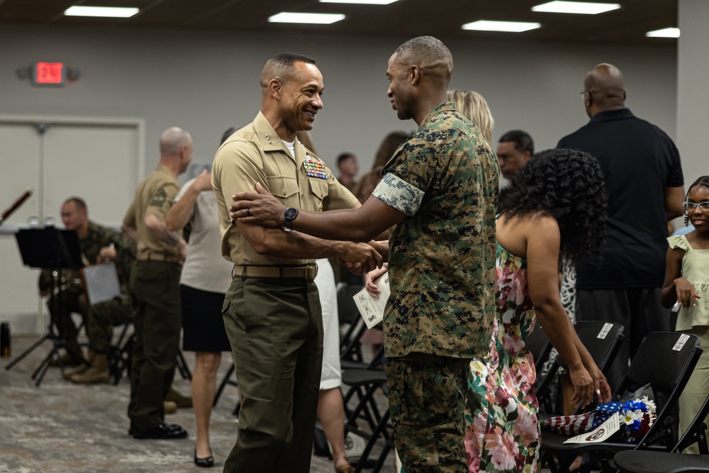 1st Battalion, 10th Marine Regiment, 2d Marine Division Change of Command