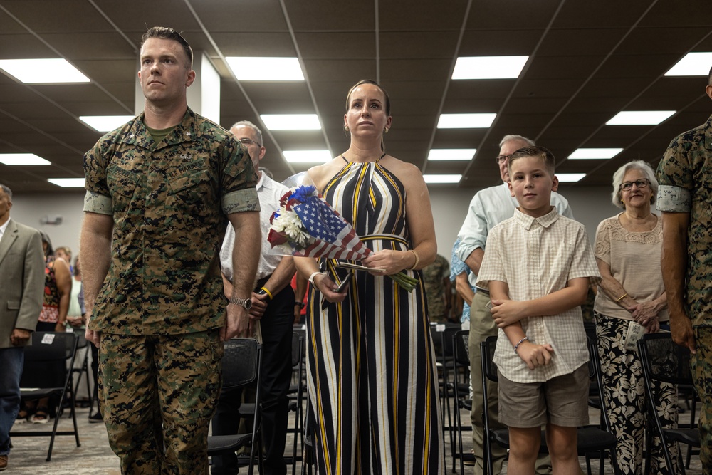 1st Battalion, 10th Marine Regiment, 2d Marine Division Change of Command