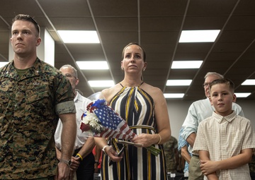 1st Battalion, 10th Marine Regiment, 2d Marine Division Change of Command