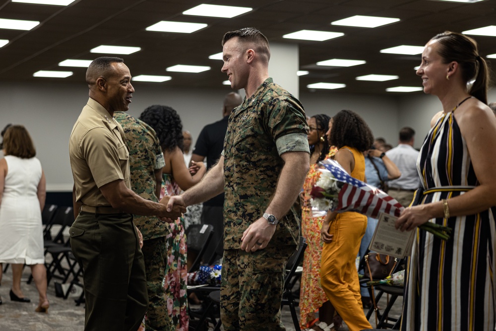 1st Battalion, 10th Marine Regiment, 2d Marine Division Change of Command