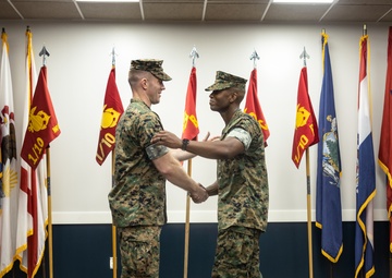 1st Battalion, 10th Marine Regiment, 2d Marine Division Change of Command