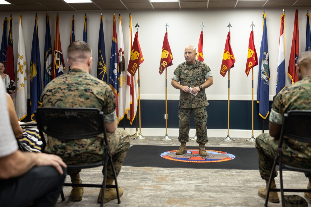 1st Battalion, 10th Marine Regiment, 2d Marine Division Change of Command