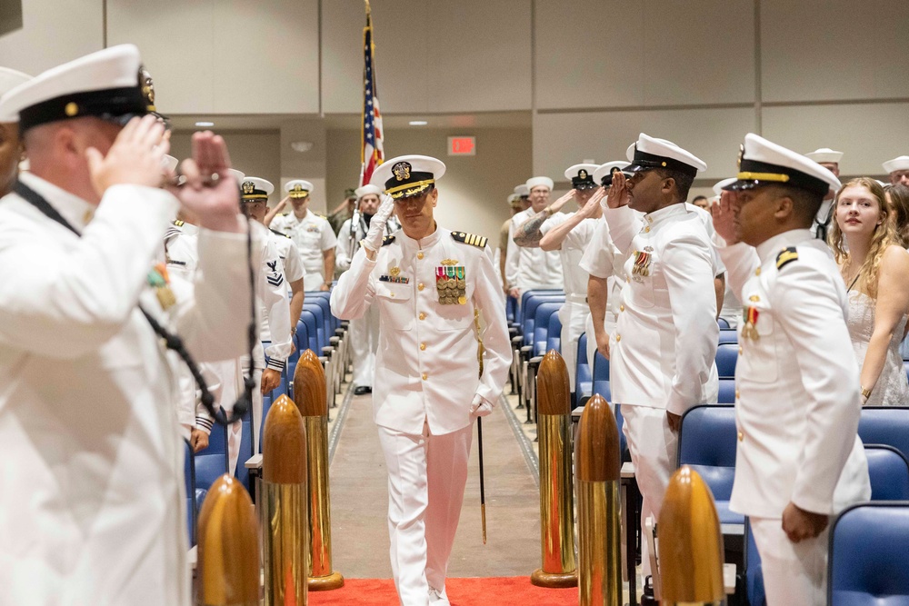 NMCB 133 Conducts a Change of Command