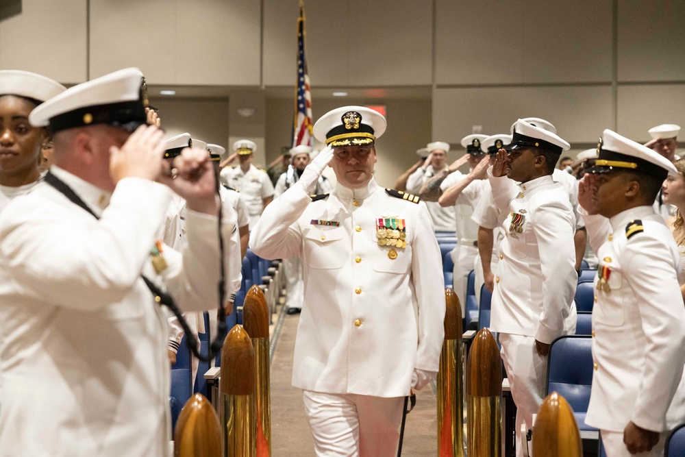 NMCB 133 Conducts a Change of Command