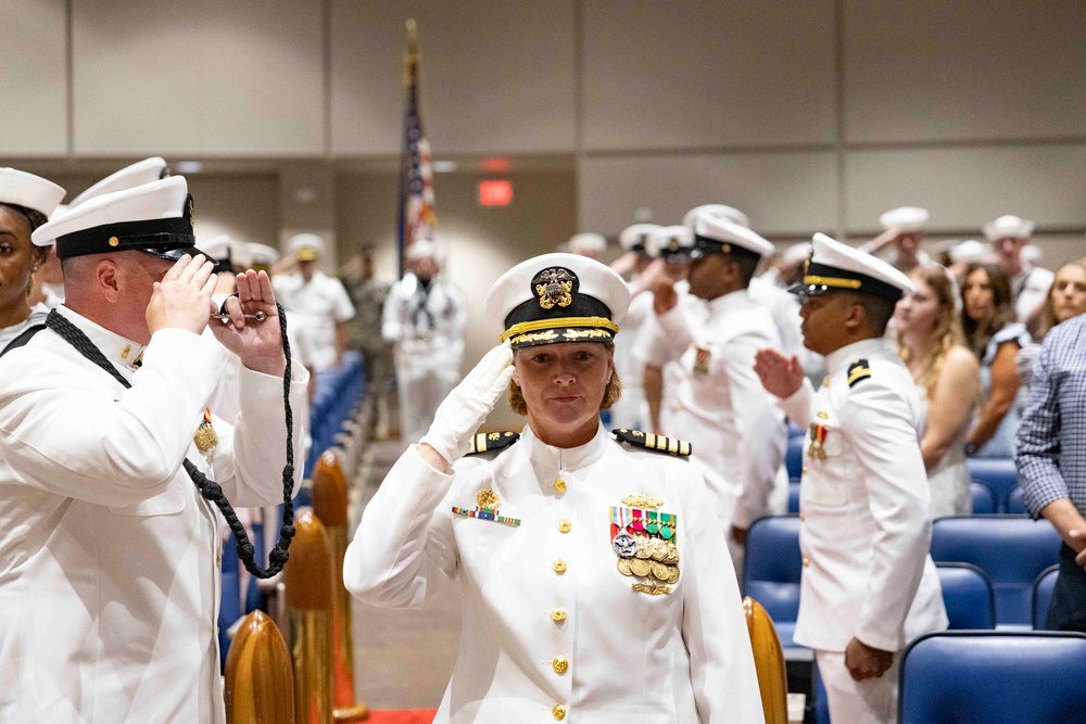 NMCB 133 Conducts a Change of Command