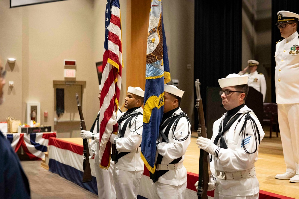 NMCB 133 Conducts a Change of Command