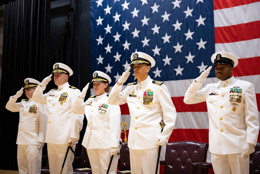 NMCB 133 Conducts a Change of Command
