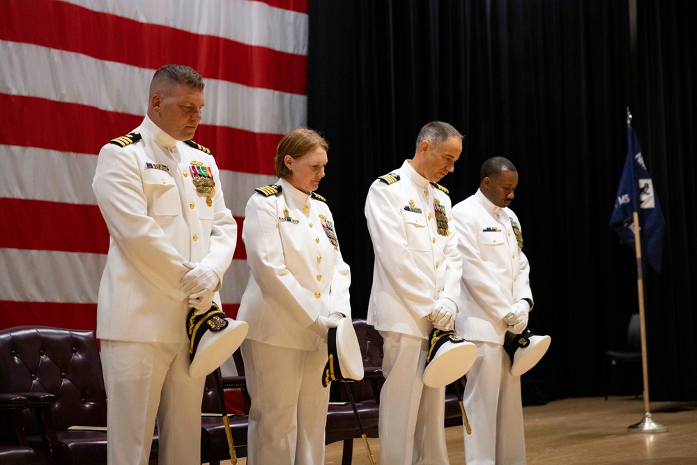 NMCB 133 Conducts a Change of Command