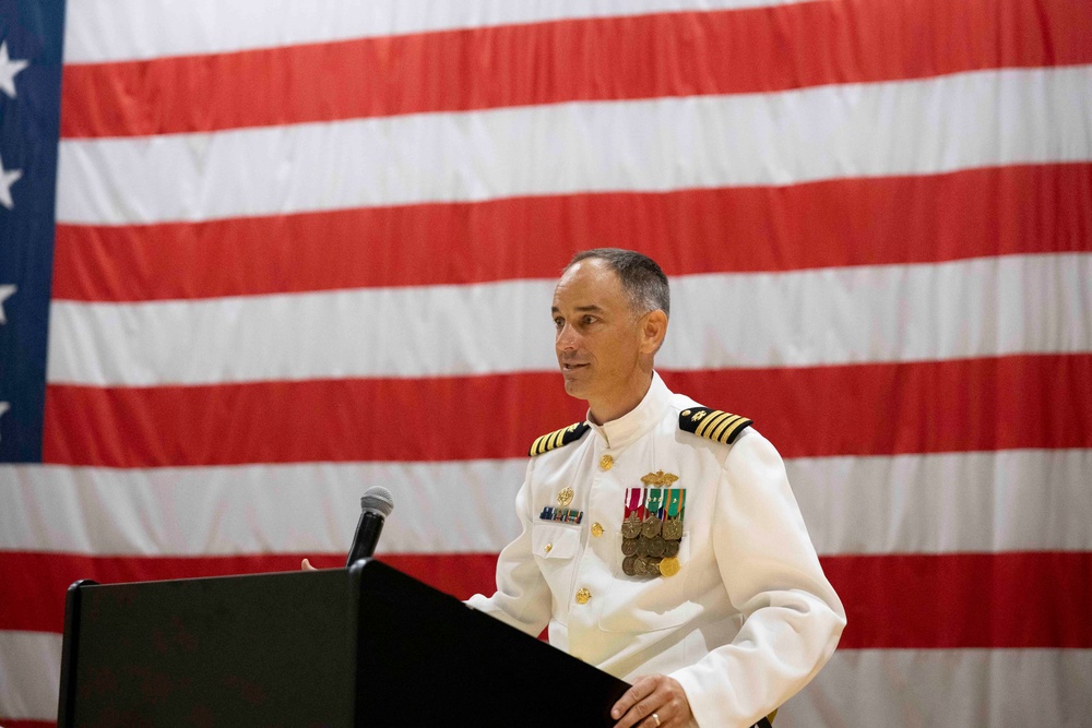 NMCB 133 Conducts a Change of Command