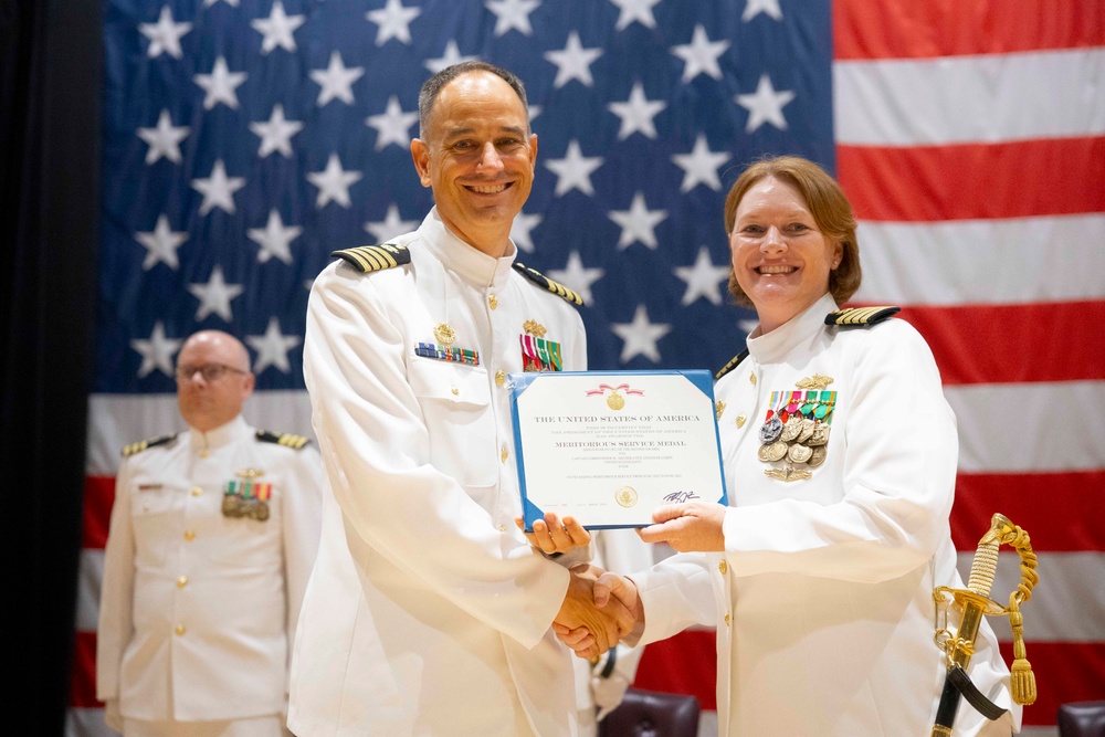 NMCB 133 Conducts a Change of Command