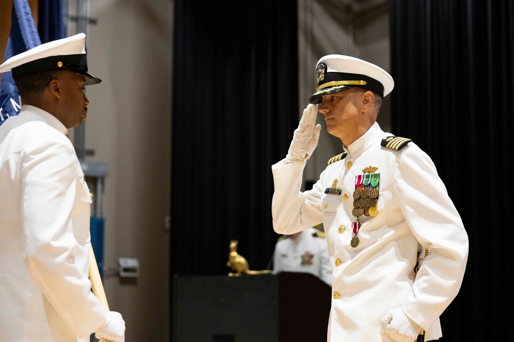 NMCB 133 Conducts a Change of Command