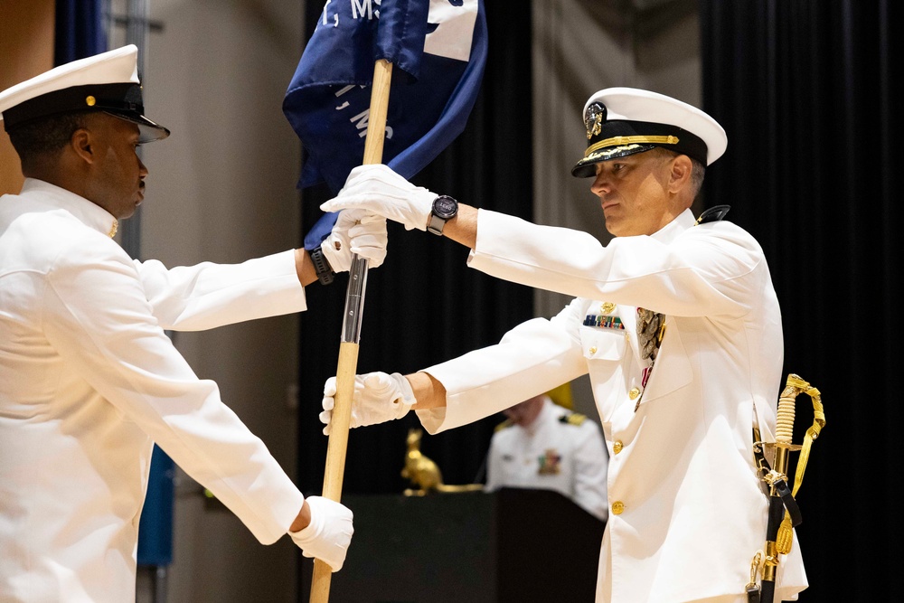NMCB 133 Conducts a Change of Command