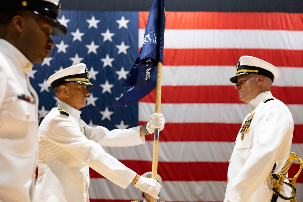 NMCB 133 Conducts a Change of Command