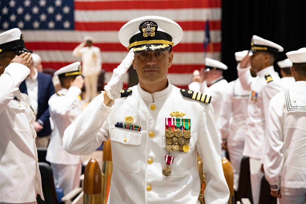 NMCB 133 Conducts a Change of Command