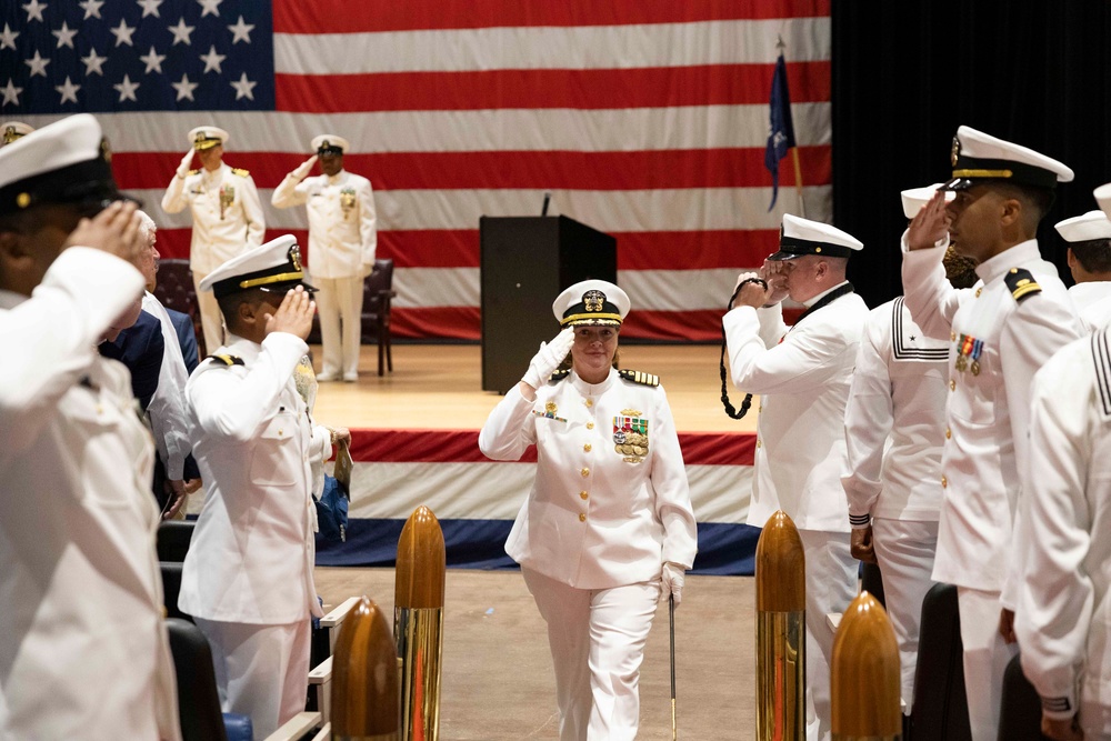 NMCB 133 Conducts a Change of Command