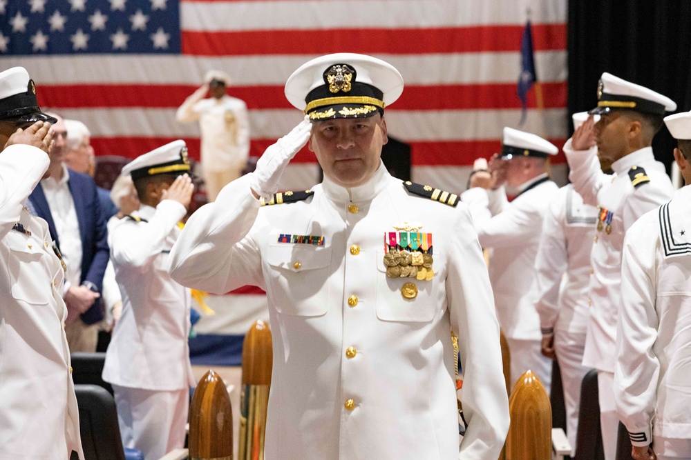 NMCB 133 Conducts a Change of Command