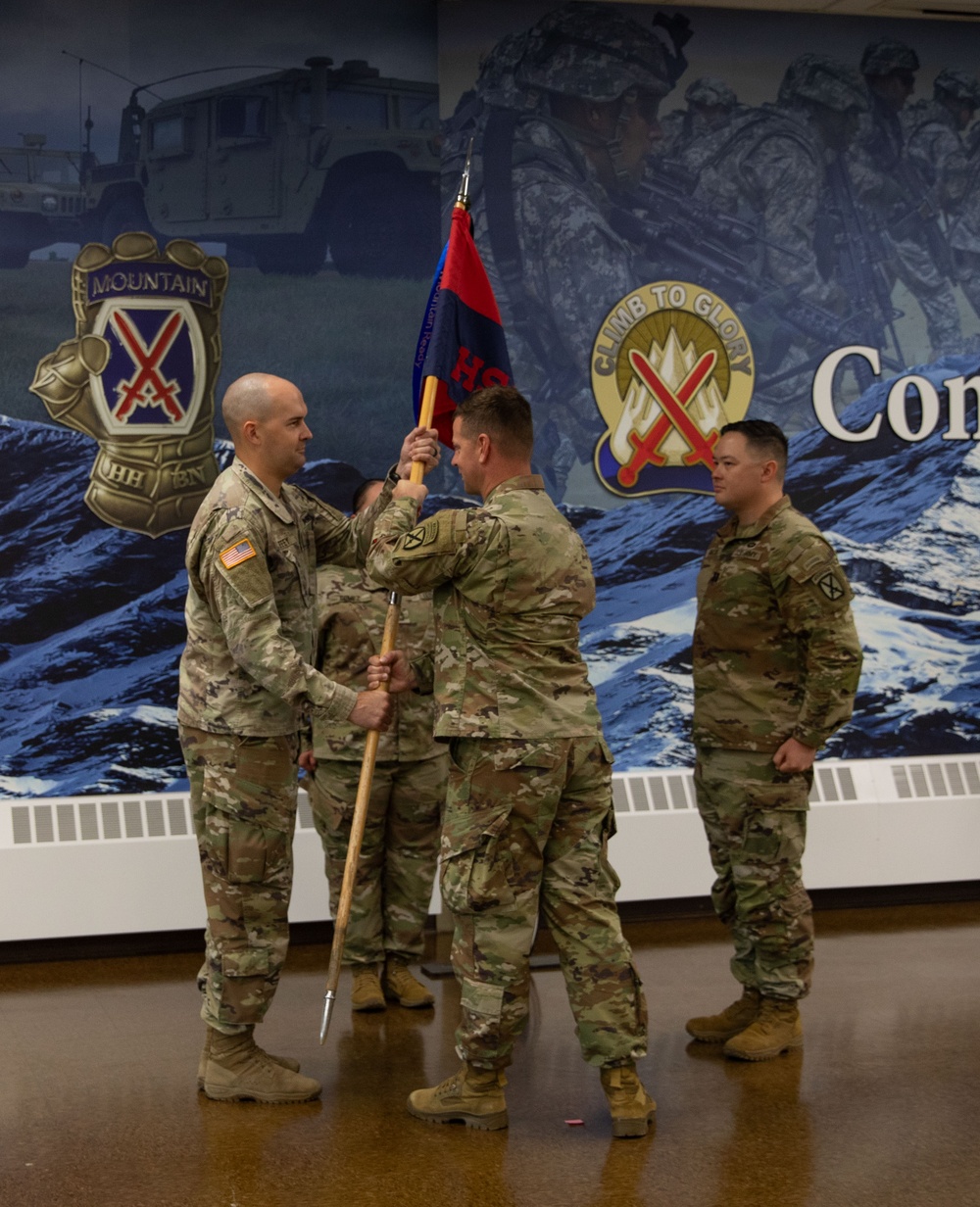 Headquarters Support Company, 10th Mountain Division (LI), Change of Command Ceremony