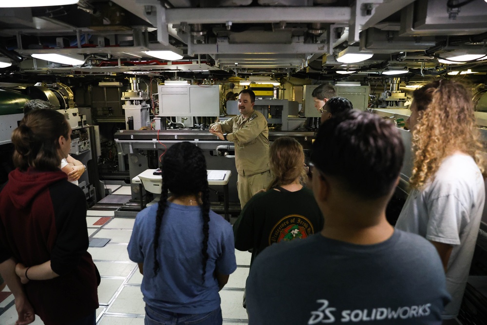 NUPOC Applicants Tour USS Oregon