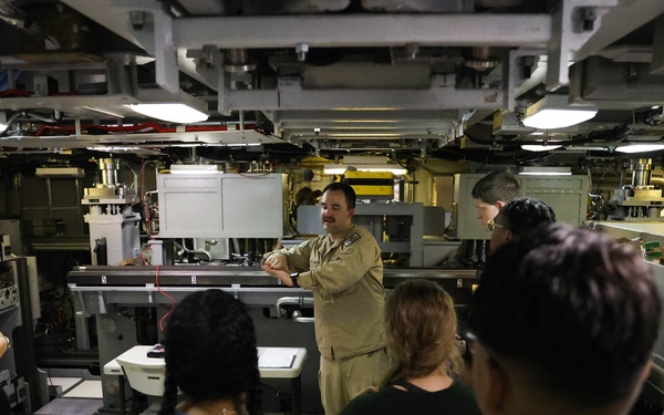 NUPOC Applicants Tour USS Oregon
