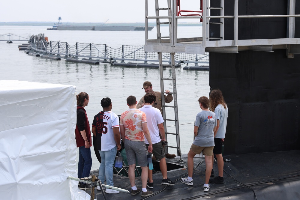 NUPOC Applicants Tour USS Oregon