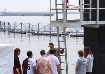 NUPOC Applicants Tour USS Oregon