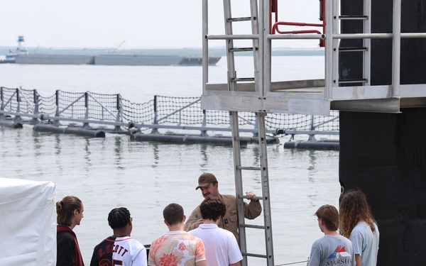 NUPOC Applicants Tour USS Oregon